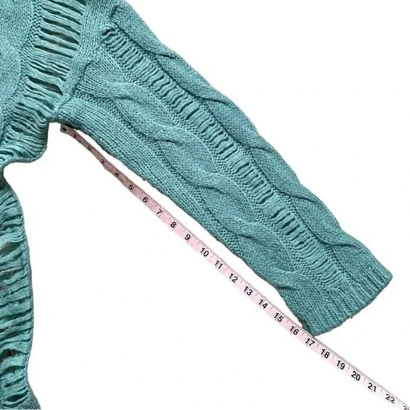 Stella McCartney Cable Knit Distressed Sweater Oversized - Picture 10 of 10